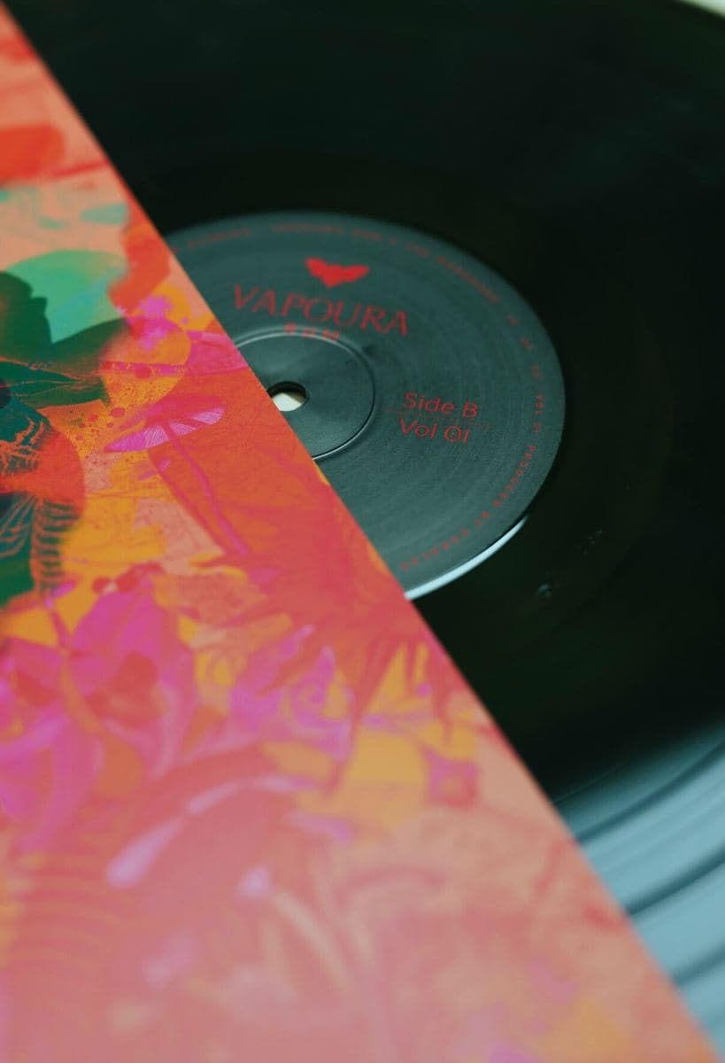After Stories vinyl record with the Vapoura label